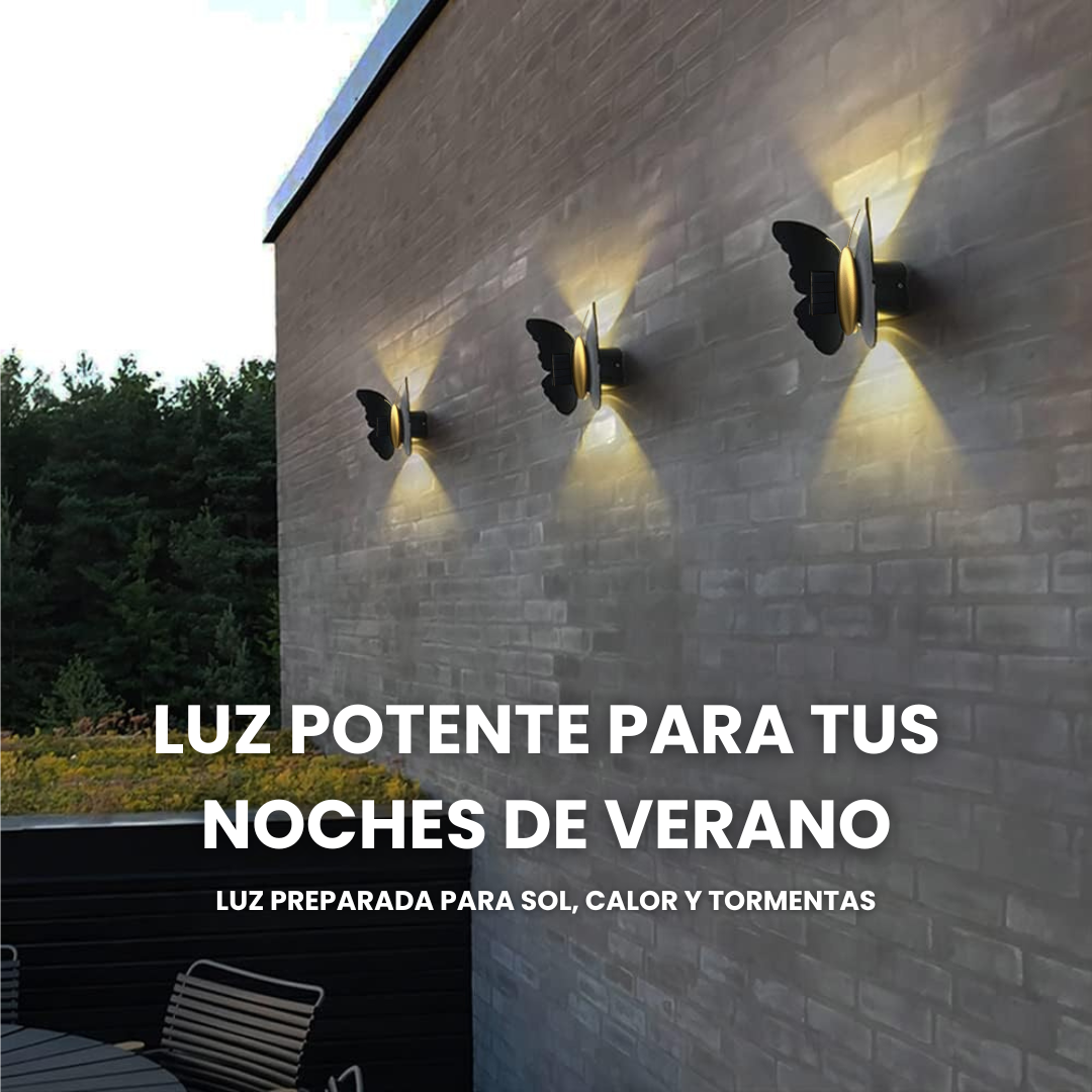 Lámpara Solar Mariposa