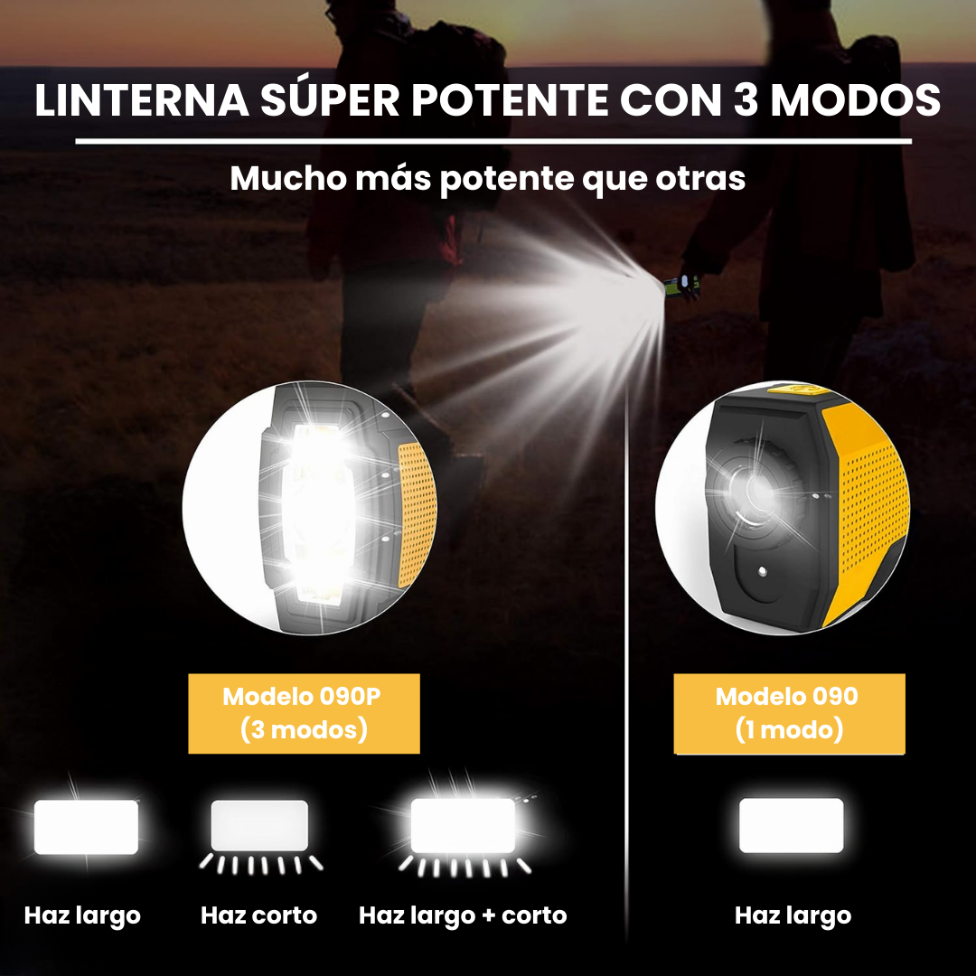 Radio de Emergencia 4 en 1 con Power Bank