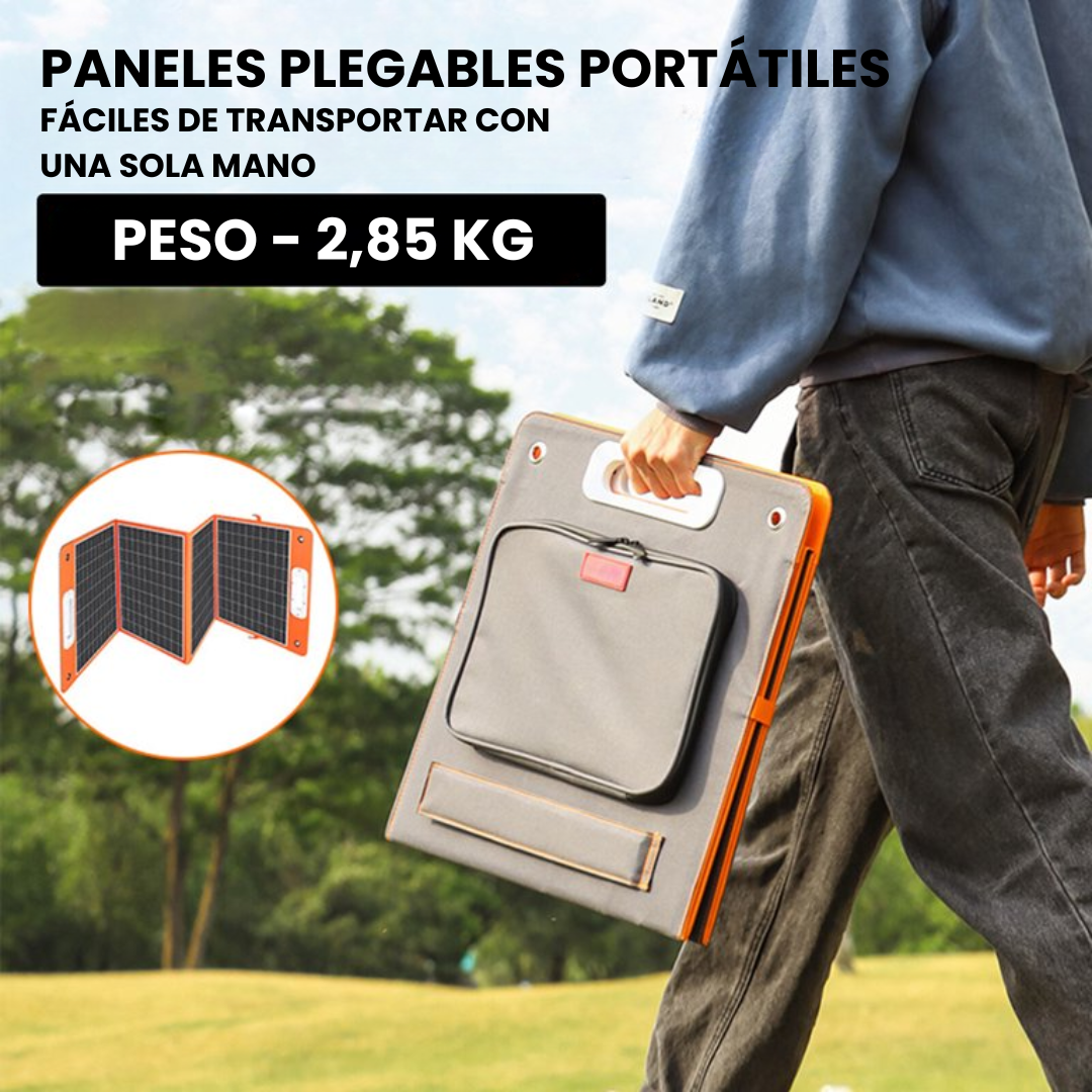 Panel Solar Portátil Plegable TSP100 | 18 V/100 W