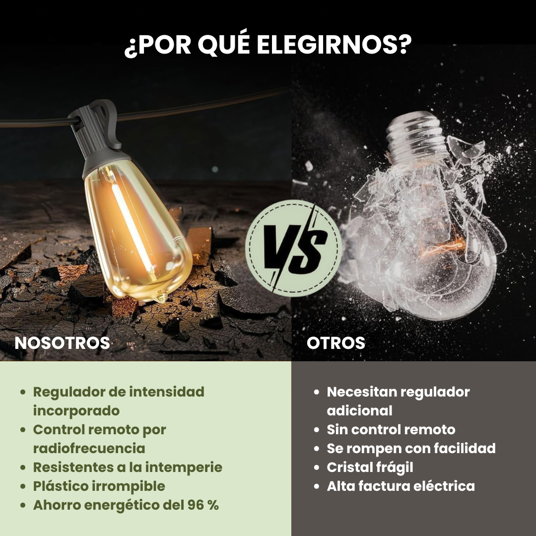 Guirnalda Solar LED de Exterior