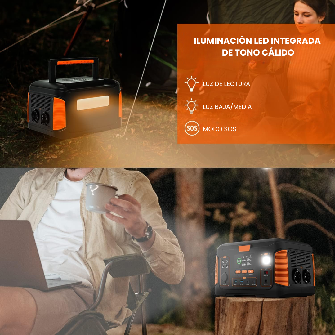 Estación de Energía Portátil J1000PLUS | 1000 W, 932 Wh