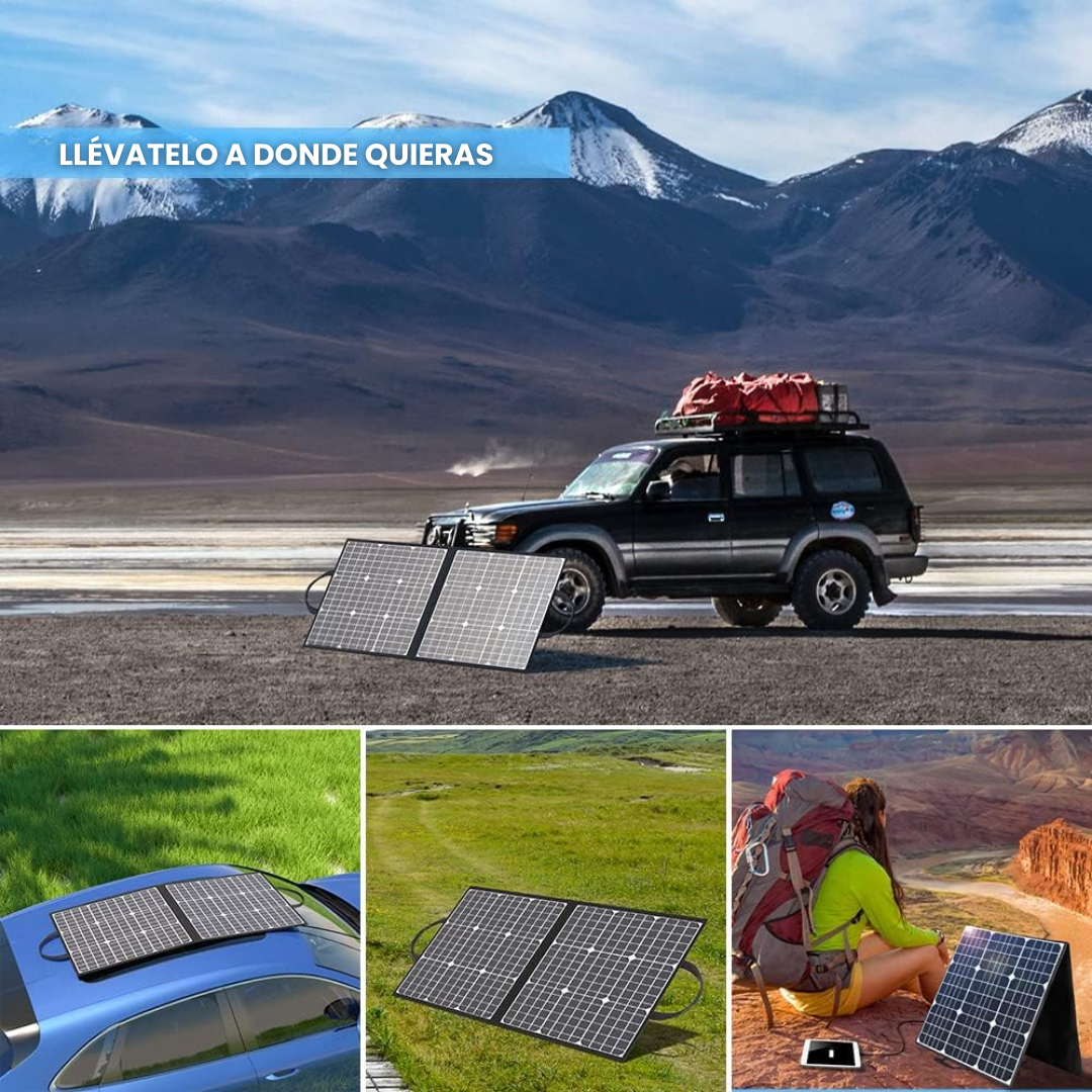 Panel Solar Portátil Plegable SP100 | 18 V/100 W
