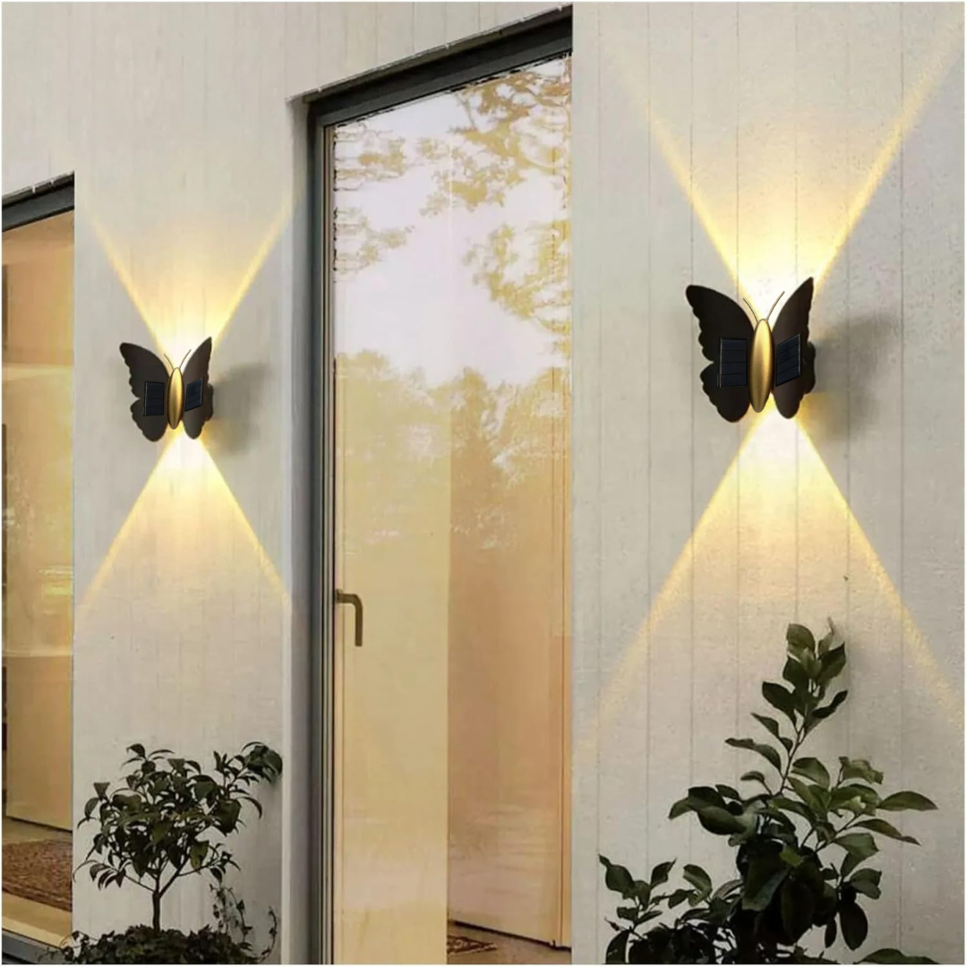 Lámpara Solar Mariposa