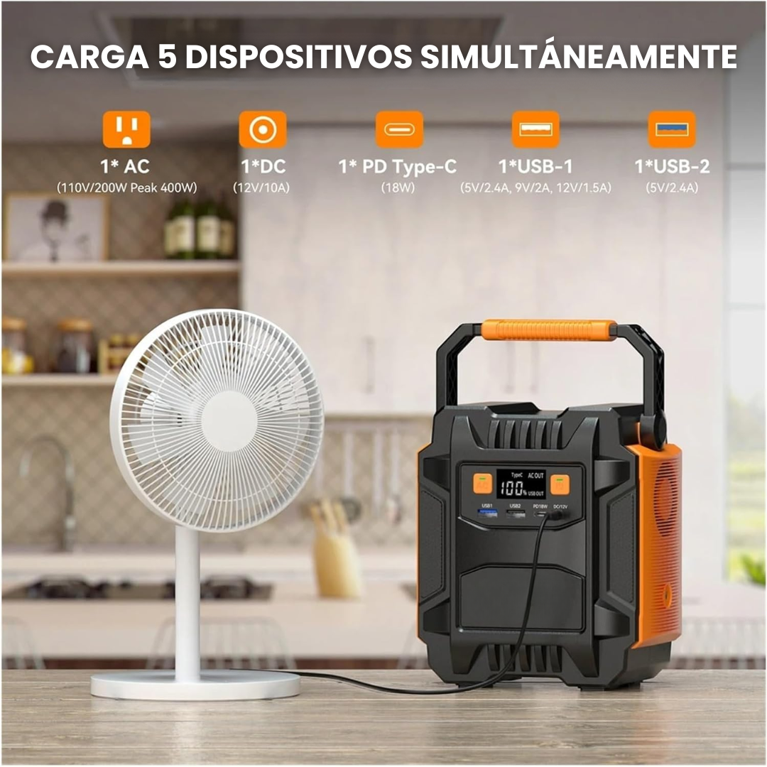 Estación de Energía Portátil A201 | 200 W, 172 Wh/48 000 mAh