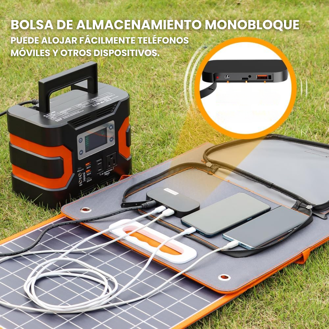 Panel Solar Portátil Plegable TSP100 | 18 V/100 W