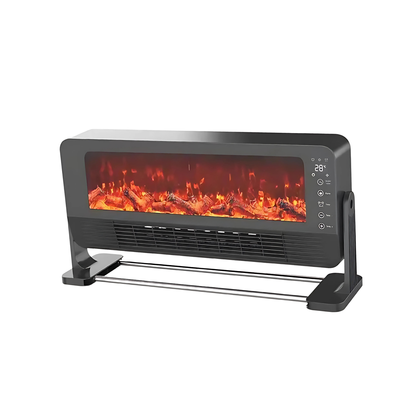Calefactor Cerámico 2.000w Efecto Chimenea con Mando