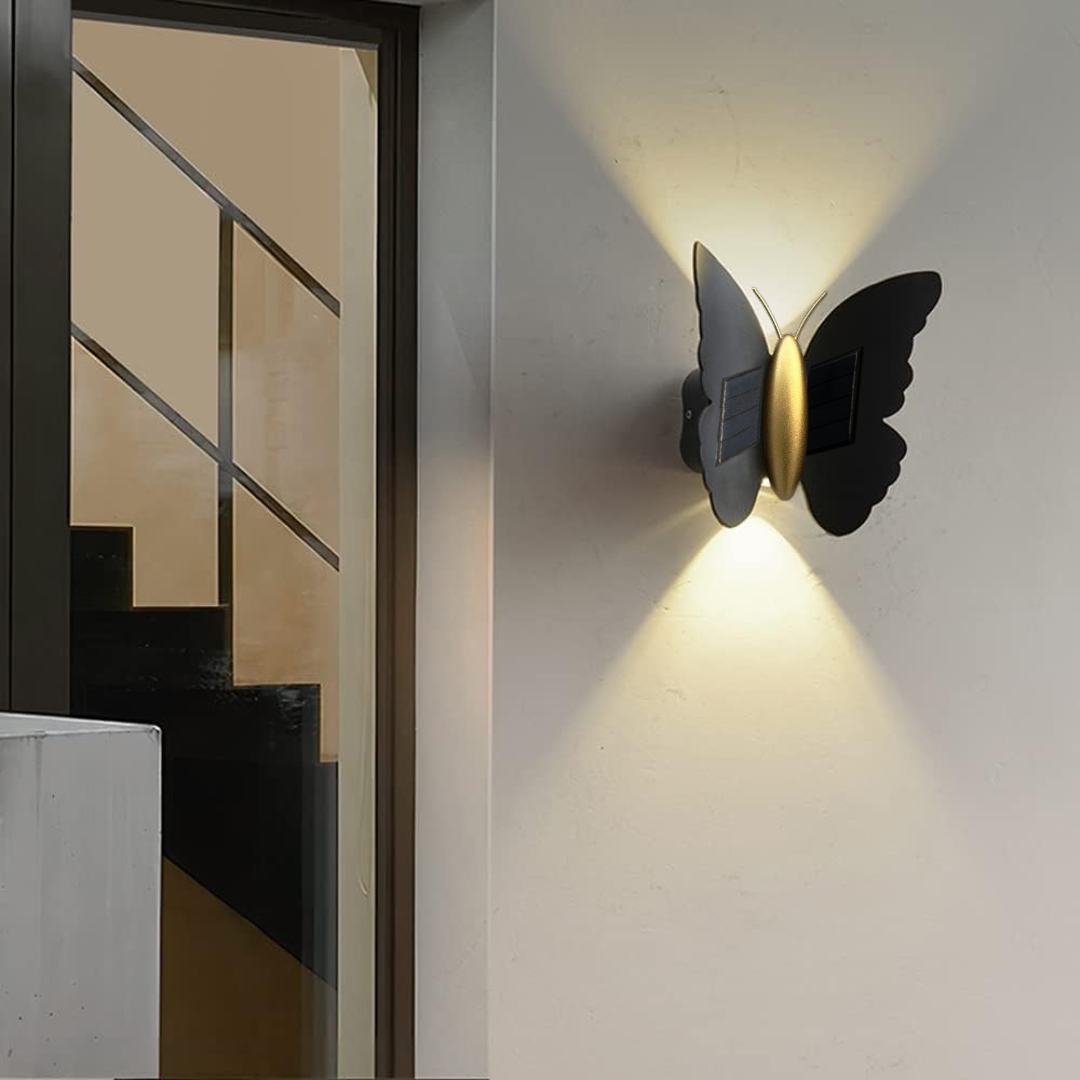 Lámpara Solar Mariposa