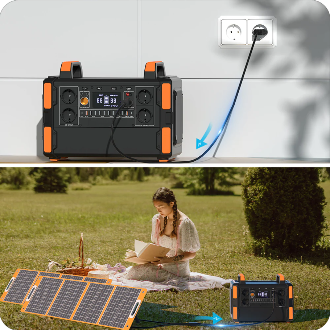 Estación de Energía Portátil F132 | 1000 W, 1048 Wh