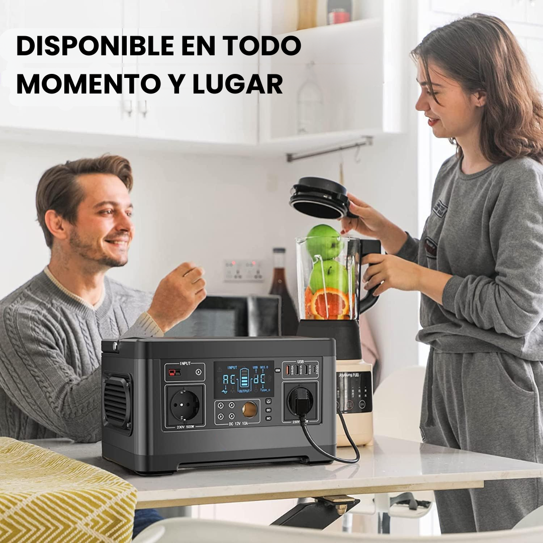 Estación de Energía Portátil P63 | 500 W, 520 Wh