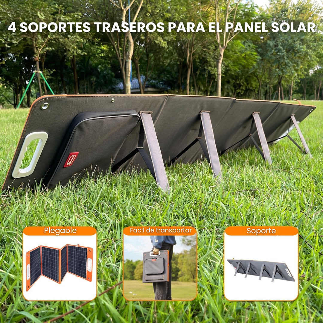 Panel Solar Portátil Plegable TSP100 | 18 V/100 W