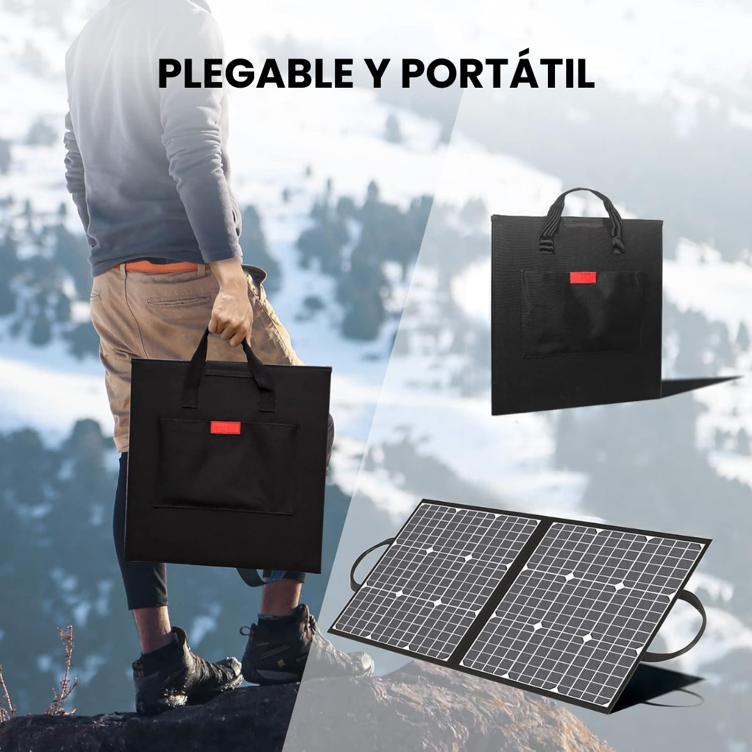 Panel Solar Portátil Plegable SP100 | 18 V/100 W