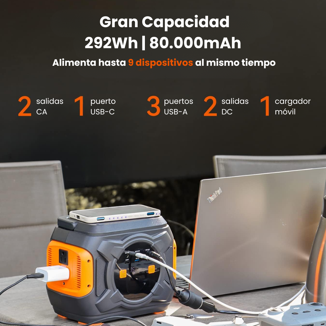 Estación de Energía Portátil A301 | 320 W, 292 Wh