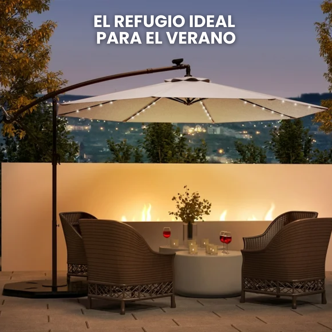 Sombrilla XL con Base incluida