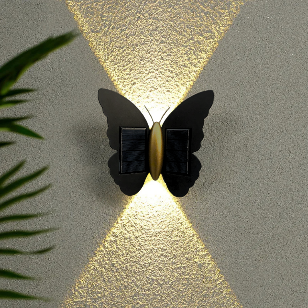 Lámpara Solar Mariposa
