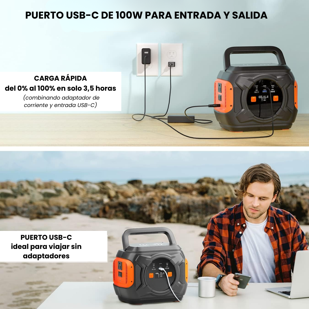 Estación de Energía Portátil A301 | 320 W, 292 Wh