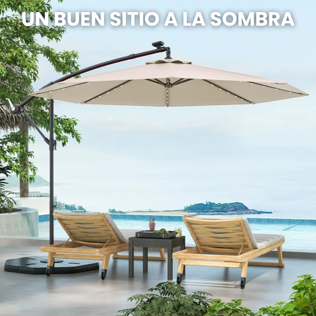 Sombrilla XL con Base incluida