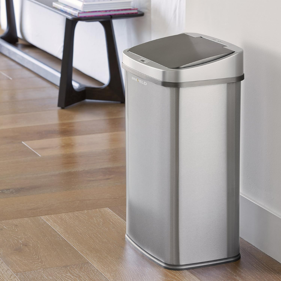 Cubo de Basura Inteligente con Apertura Automática 30L