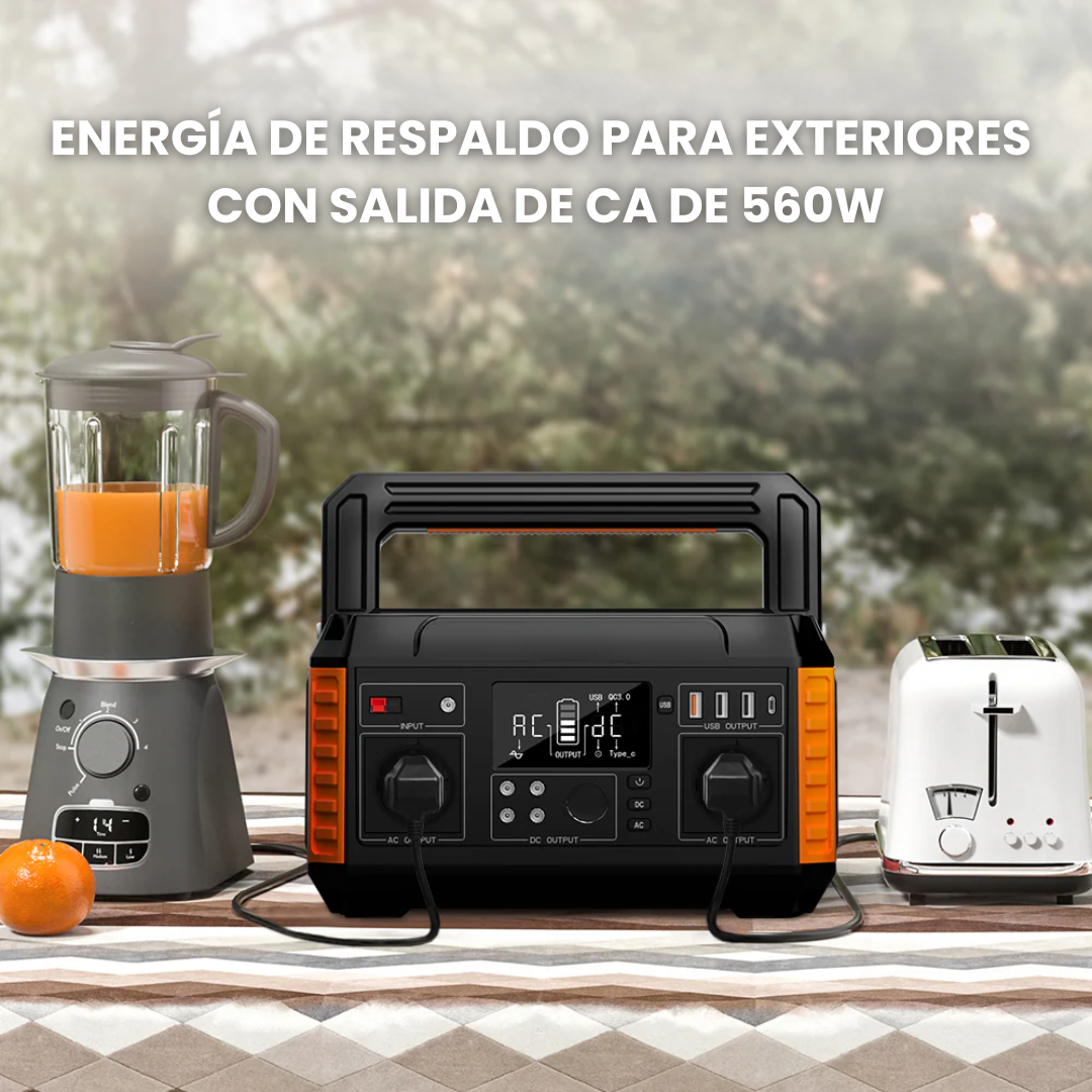 Estación de Energía Portátil P60 | 560 W, 520 Wh