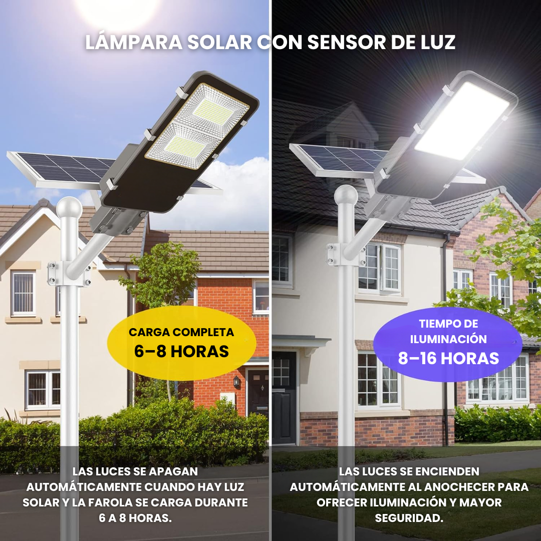 Lámpara Solar Exterior 1200W
