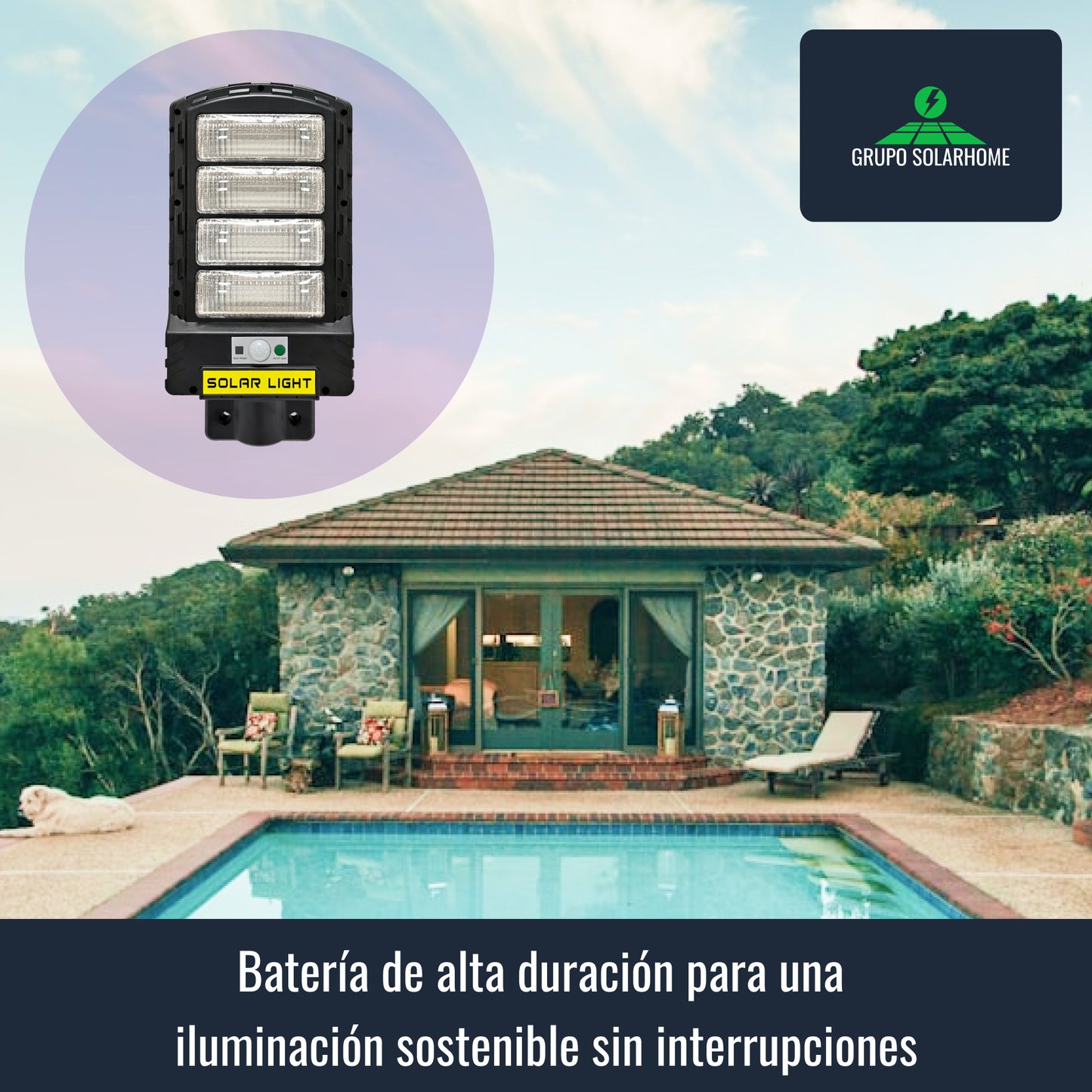Lámpara Solar Stella
