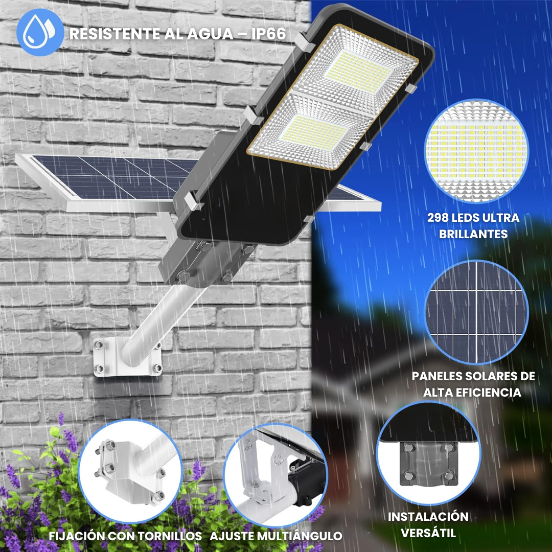 Lámpara Solar Exterior 1200W