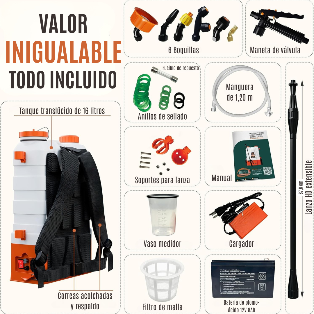 Pulverizador a Batería