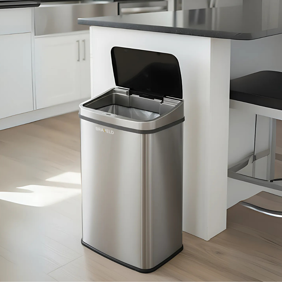 Cubo de Basura Inteligente con Apertura Automática 30L