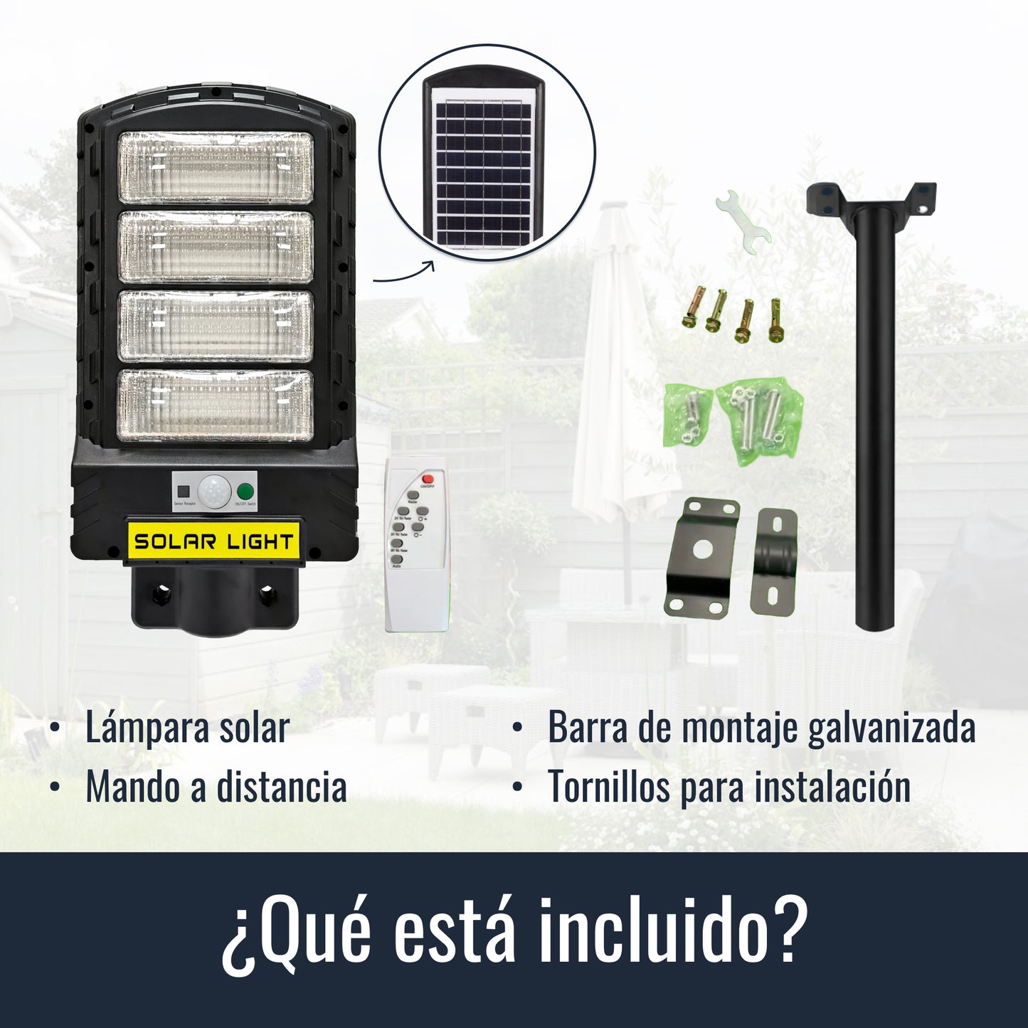 Lámpara Solar Stella