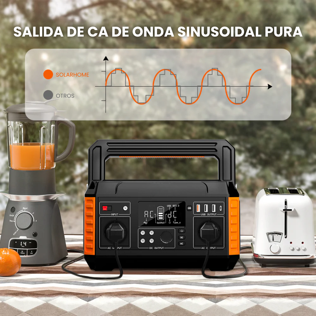 Estación de Energía Portátil P60 | 560 W, 520 Wh