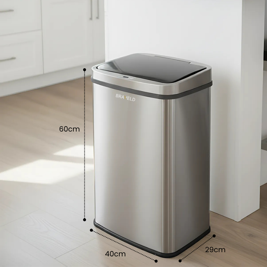 Cubo de Basura Inteligente con Apertura Automática 30L