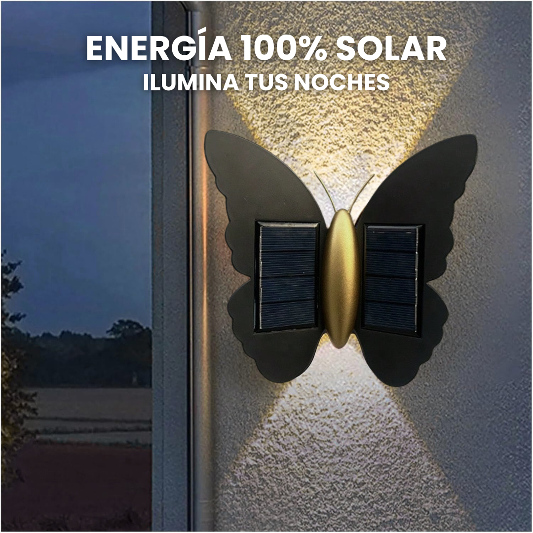 Lámpara Solar Mariposa