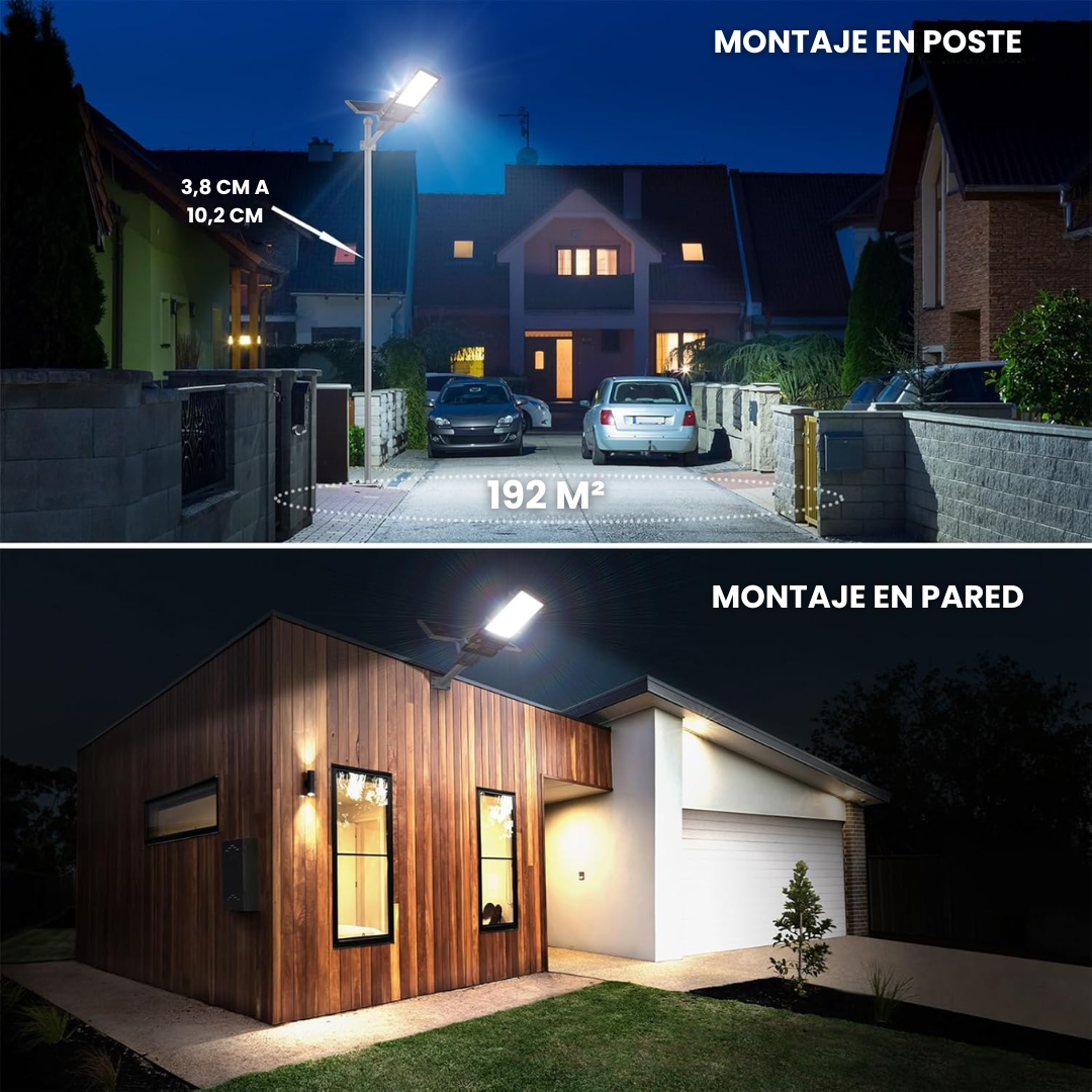 Lámpara Solar Exterior 1200W