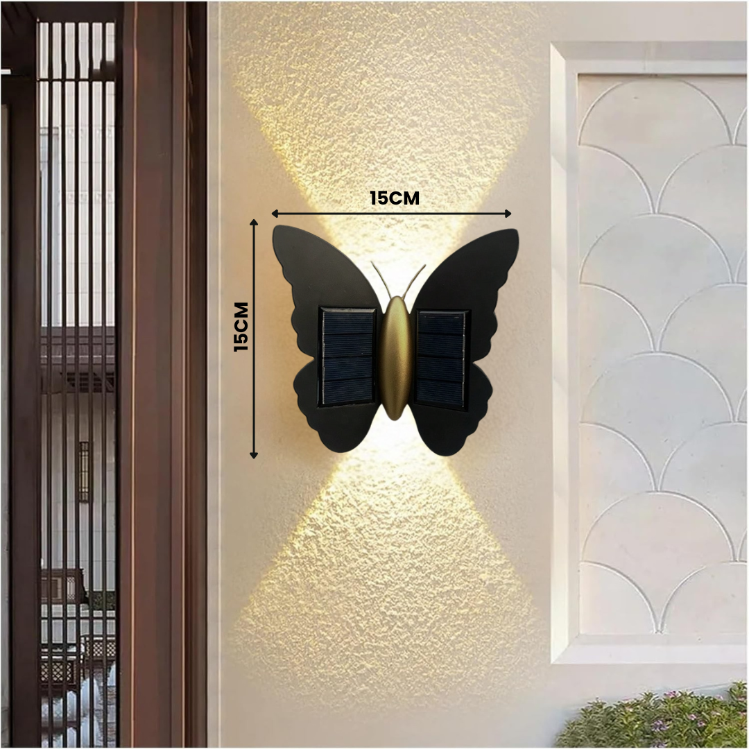 Lámpara Solar Mariposa