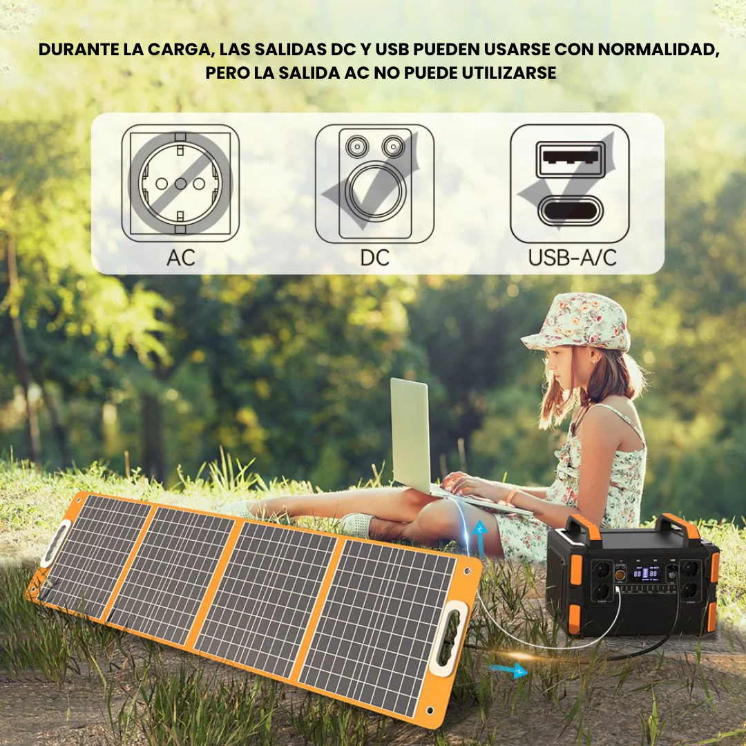 Estación de Energía Portátil F132 | 1000 W, 1048 Wh
