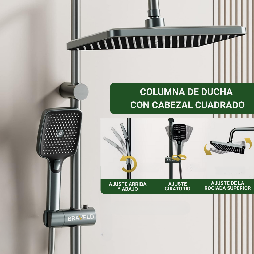 Columna de Ducha Confort 4 Modos