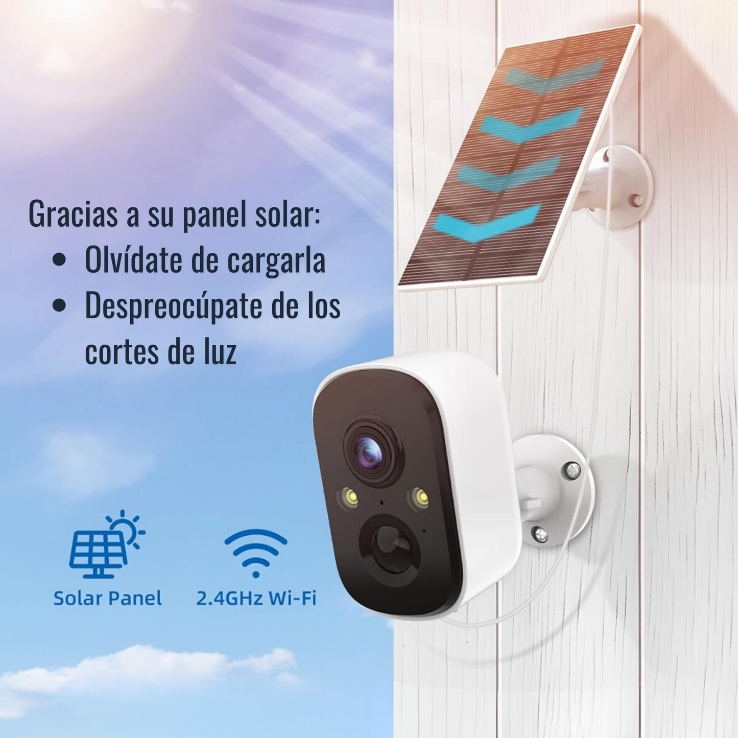 Cámara Wifi-SIM de Vigilancia Solar 4k