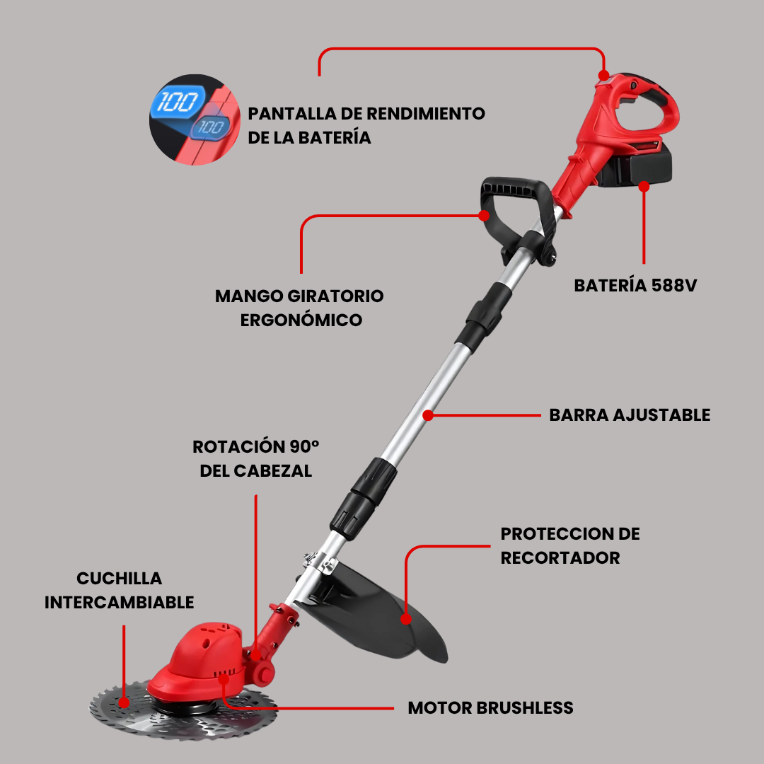 Desbrozadora a Batería Motor Brushless