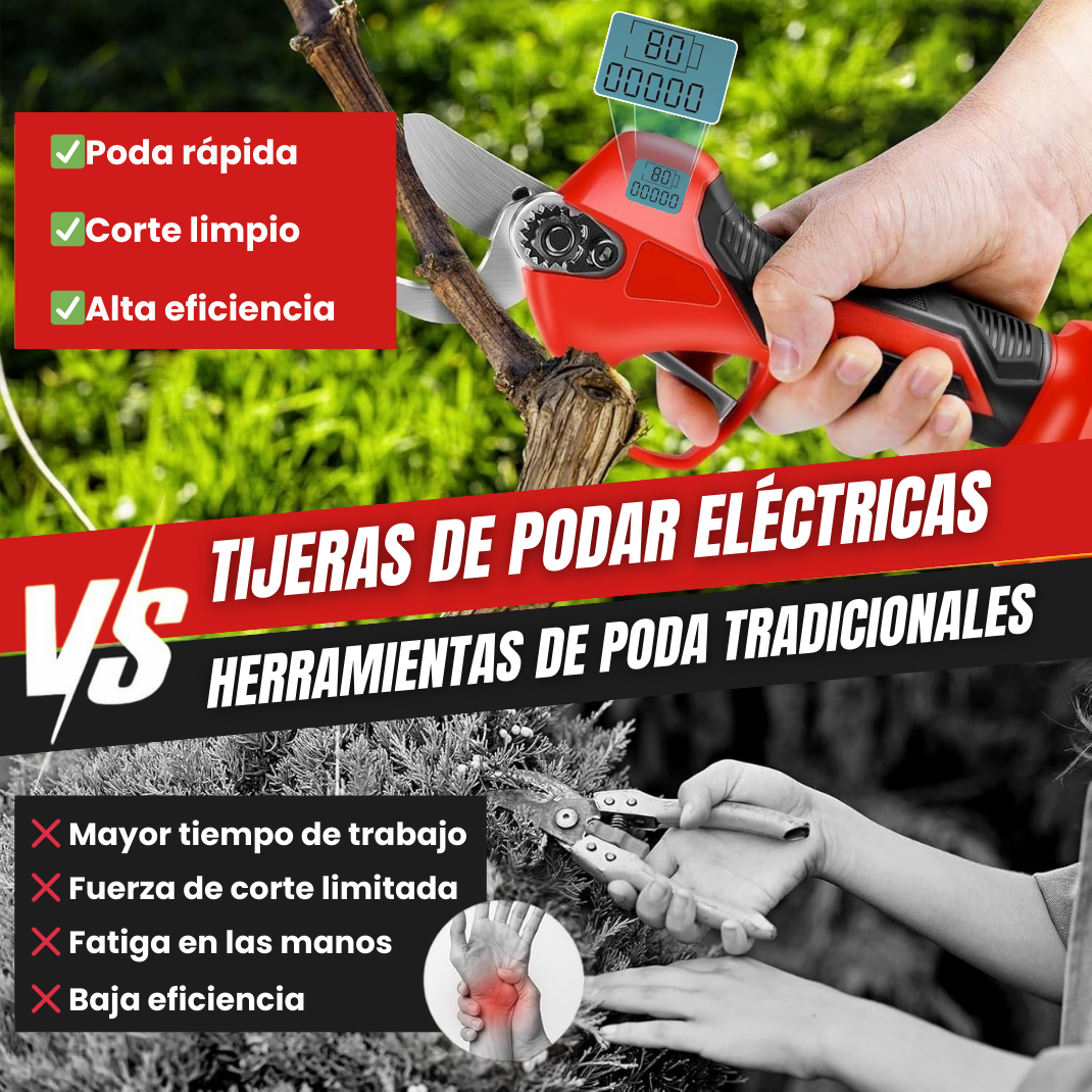 Tijeras de Podar a Batería
