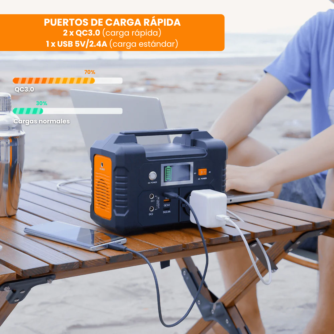 Estación de Energía Portátil E200 | 200 W, 151 Wh/40 800 mAh