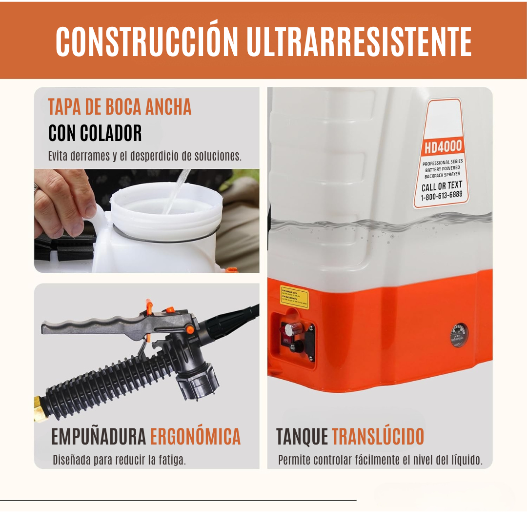 Pulverizador a Batería