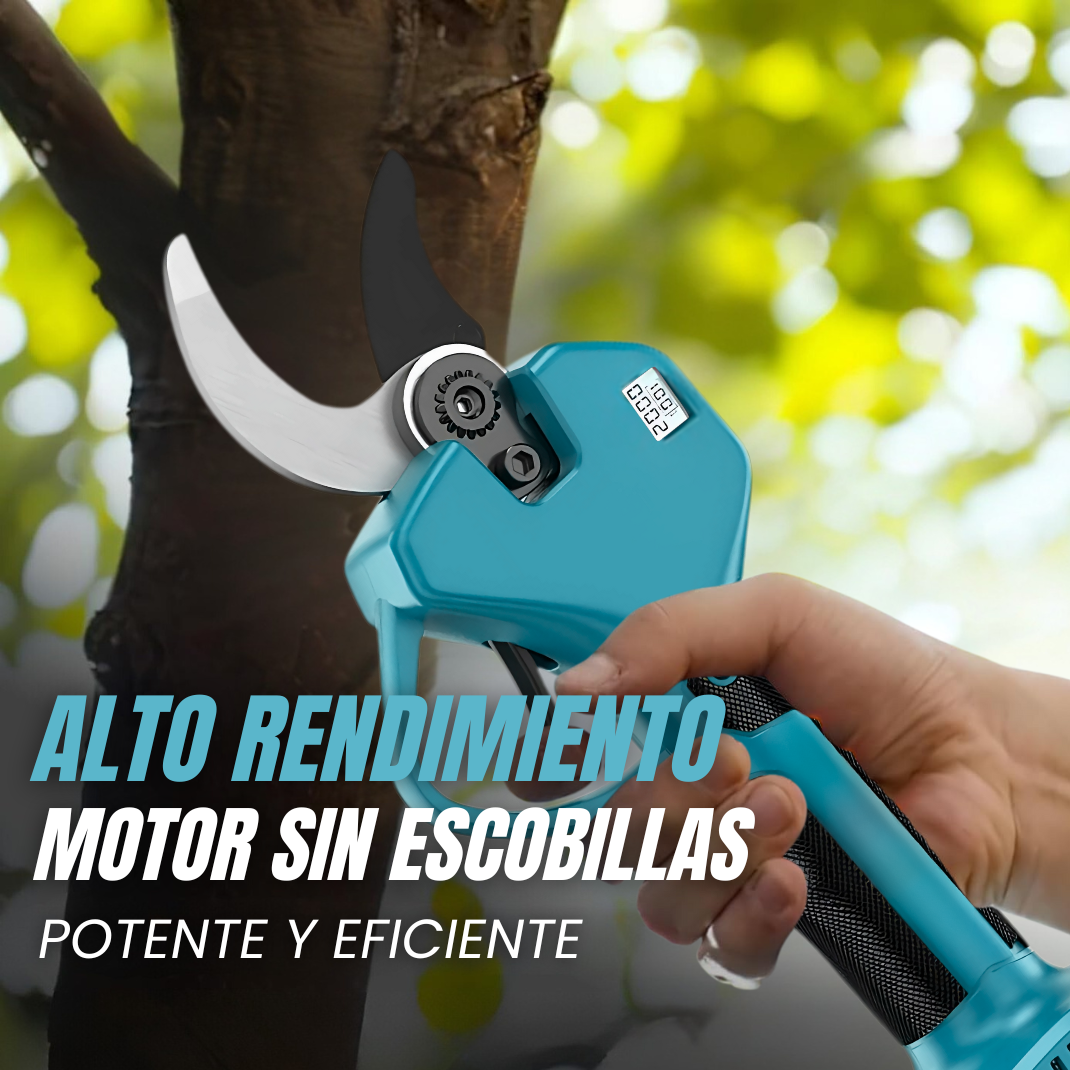 Tijera de Poda y Motosierra eléctrica con pértiga