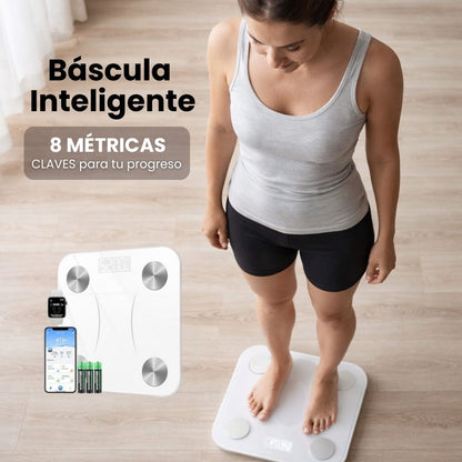 Báscula Inteligente de Peso y Composición Corporal