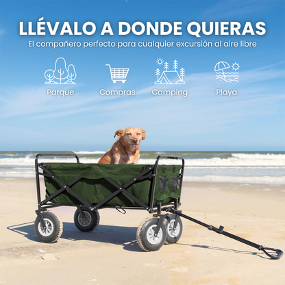 Carro de mano plegable 120 Kg de carga