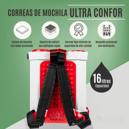 Mochila Pulverizadora a Batería 16L