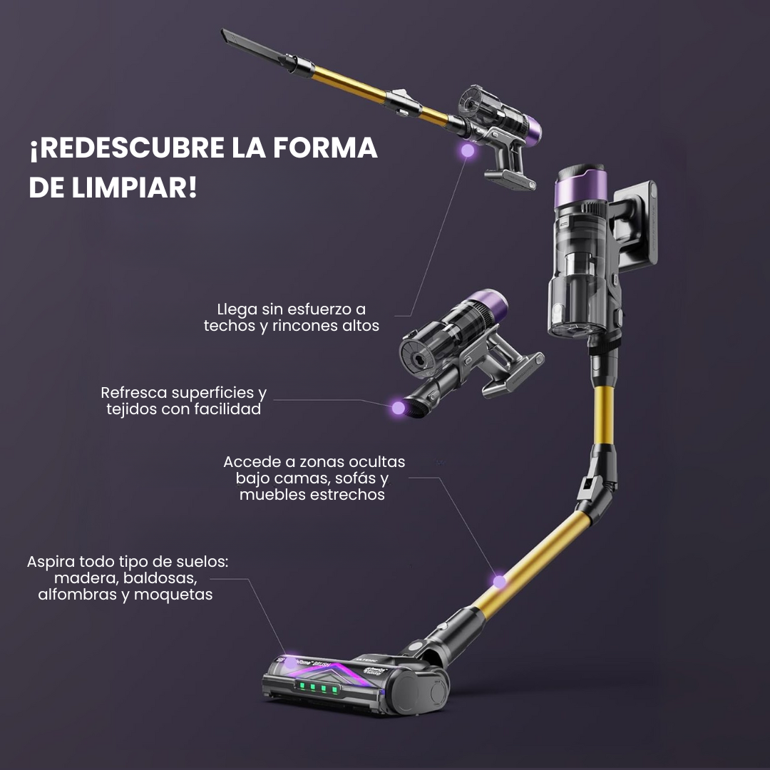 Aspirador Escoba sin Cables