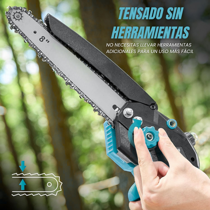 Tijera de Poda y Motosierra eléctrica con pértiga