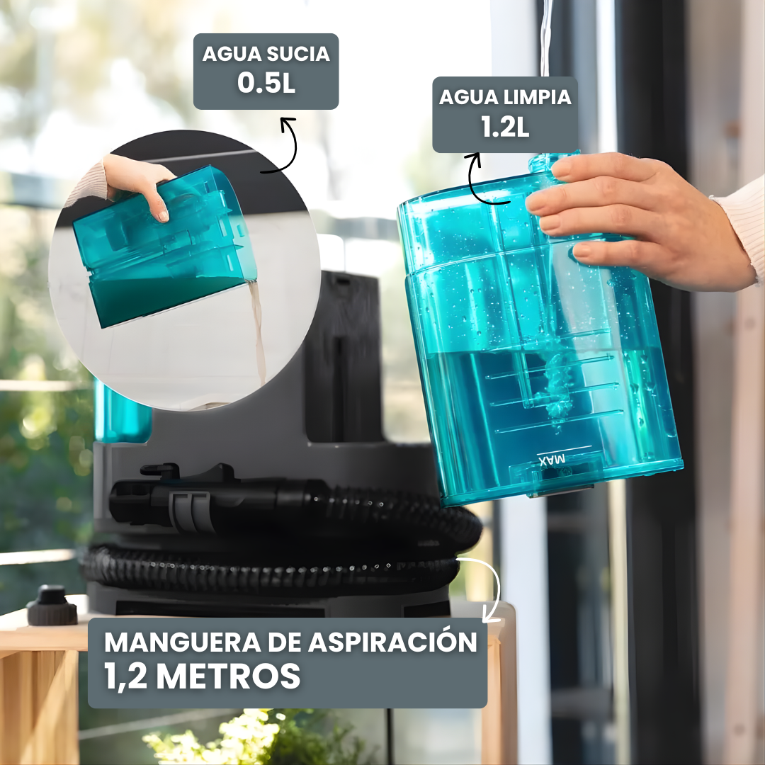 Aspiradora de Tapicerías con Agua