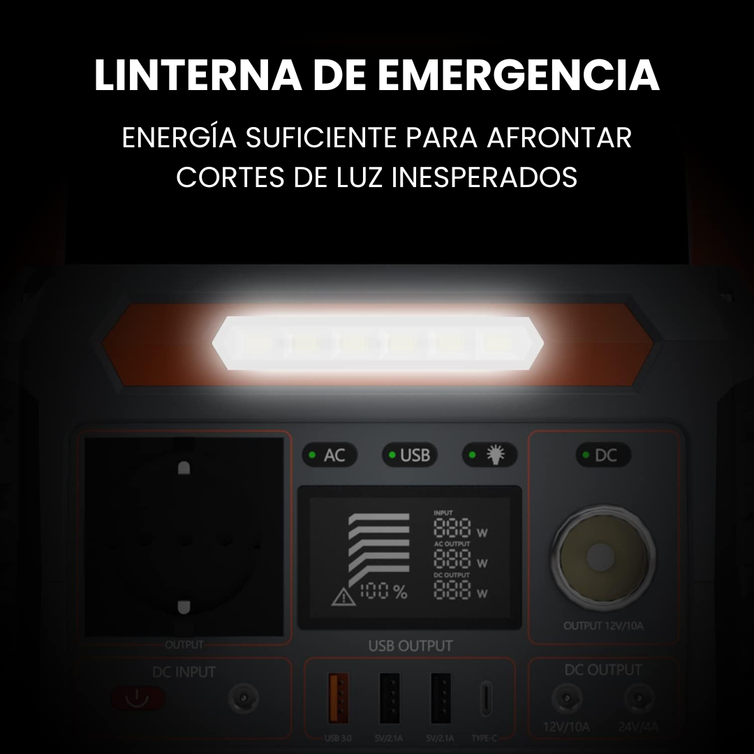 Estación de Energía Portátil P66 | 260 W 288 Wh