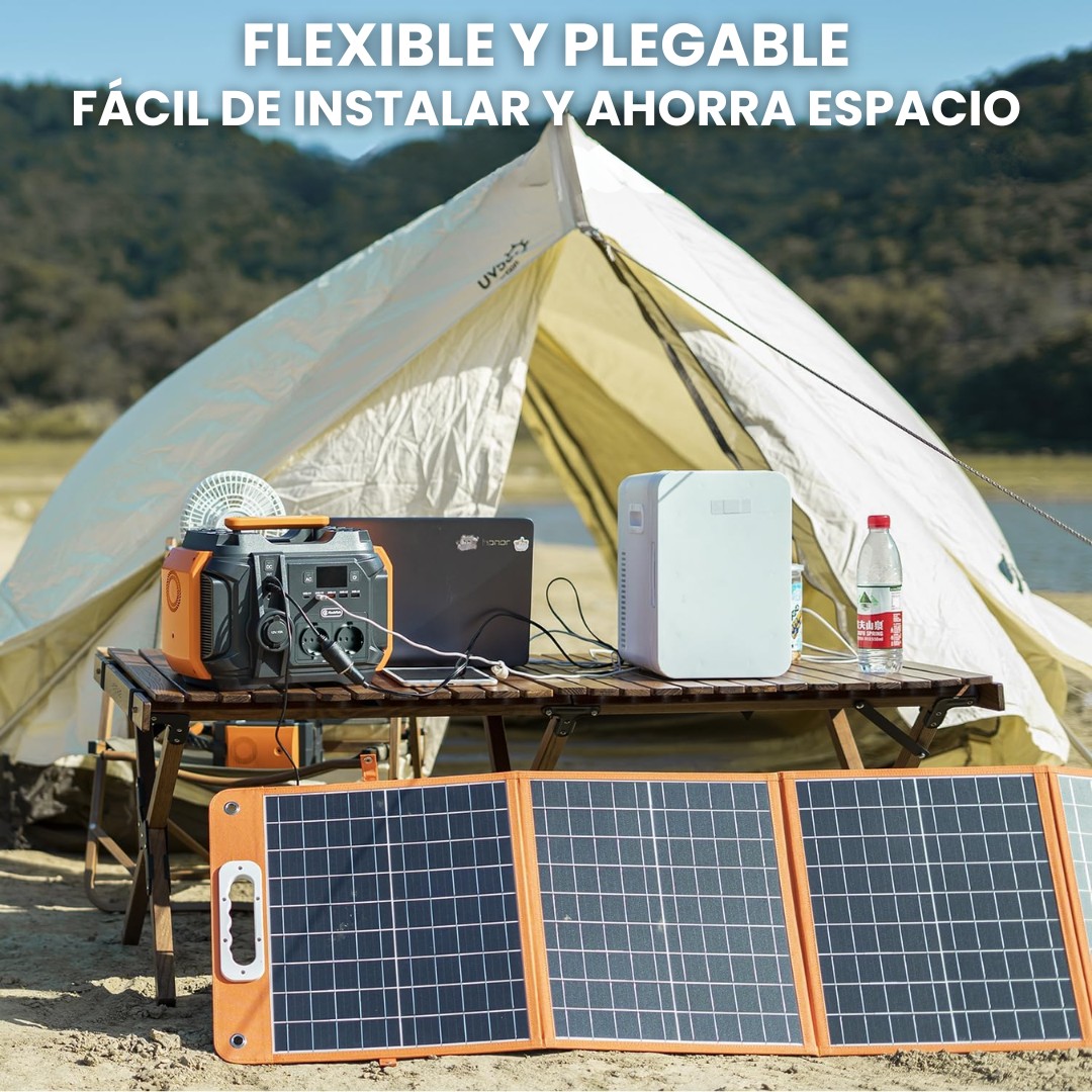Panel Solar Portátil Plegable TSP100 | 18 V/100 W
