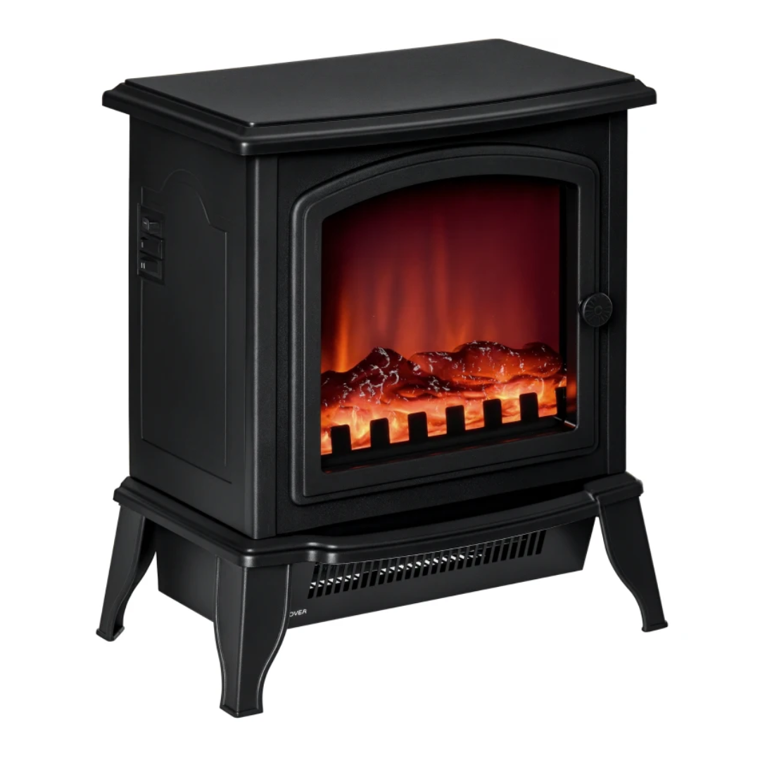 Chimenea Eléctrica 2000W con Efecto de Llama